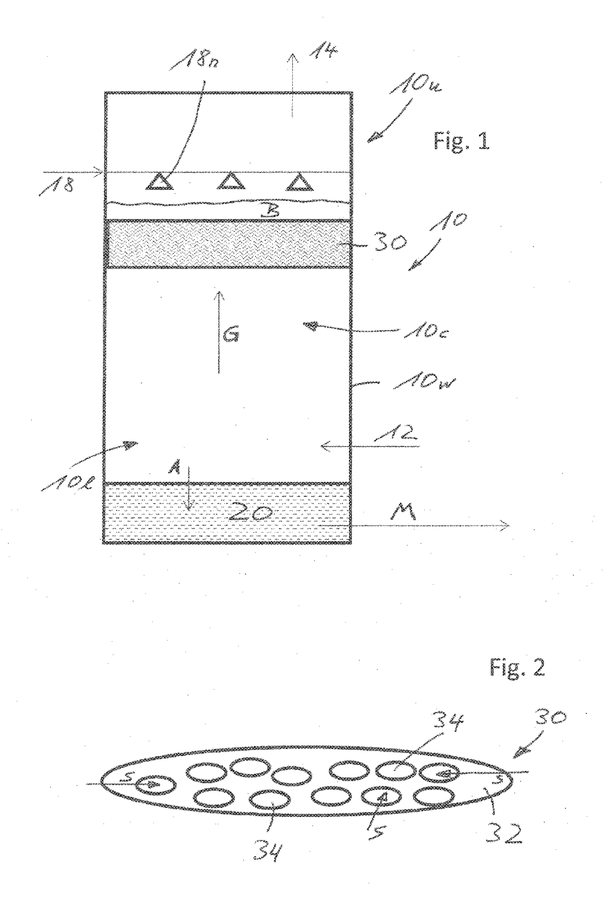 Scrubber tower of a flue gas purification device