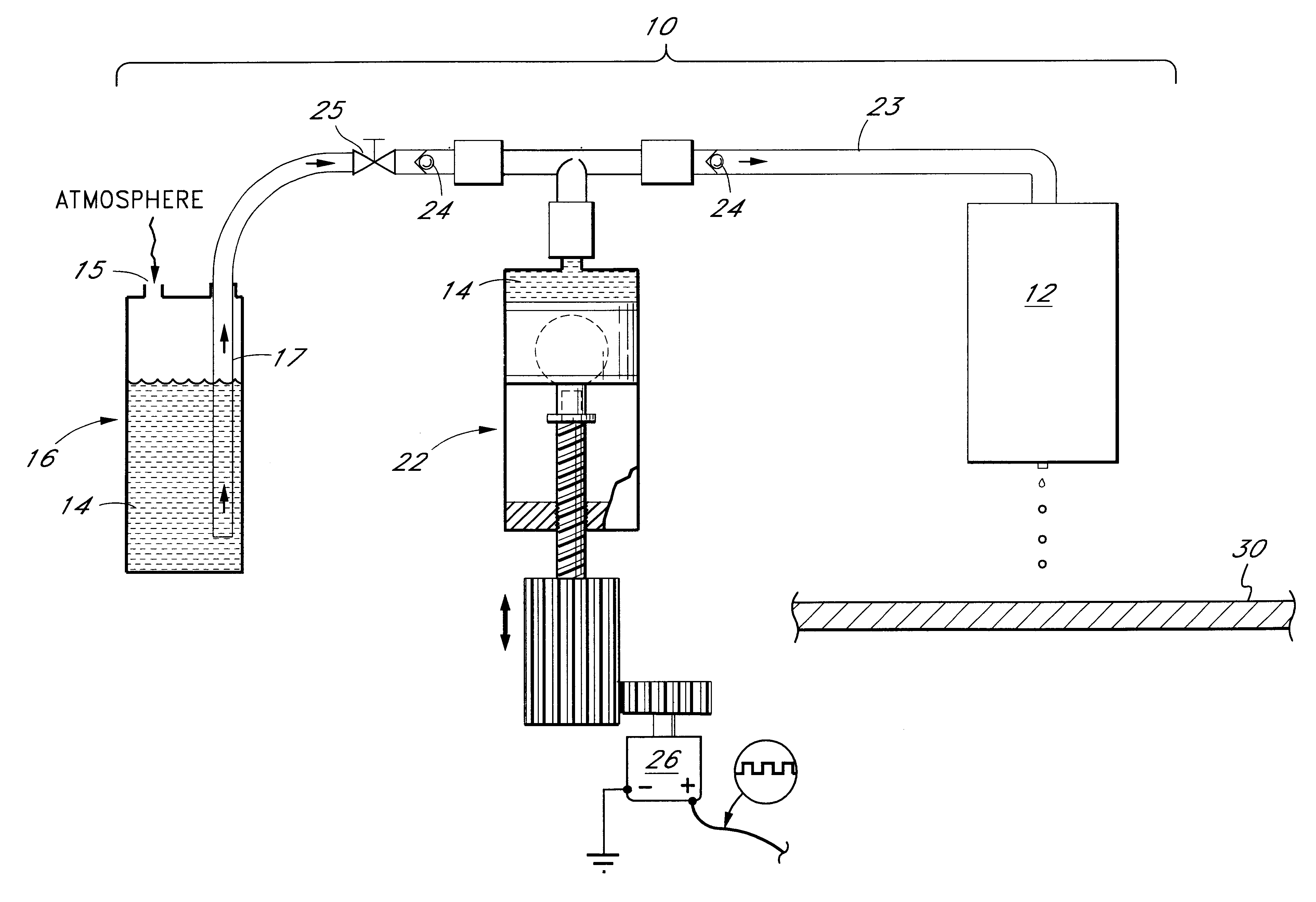 Dispensing apparatus having improved dynamic range