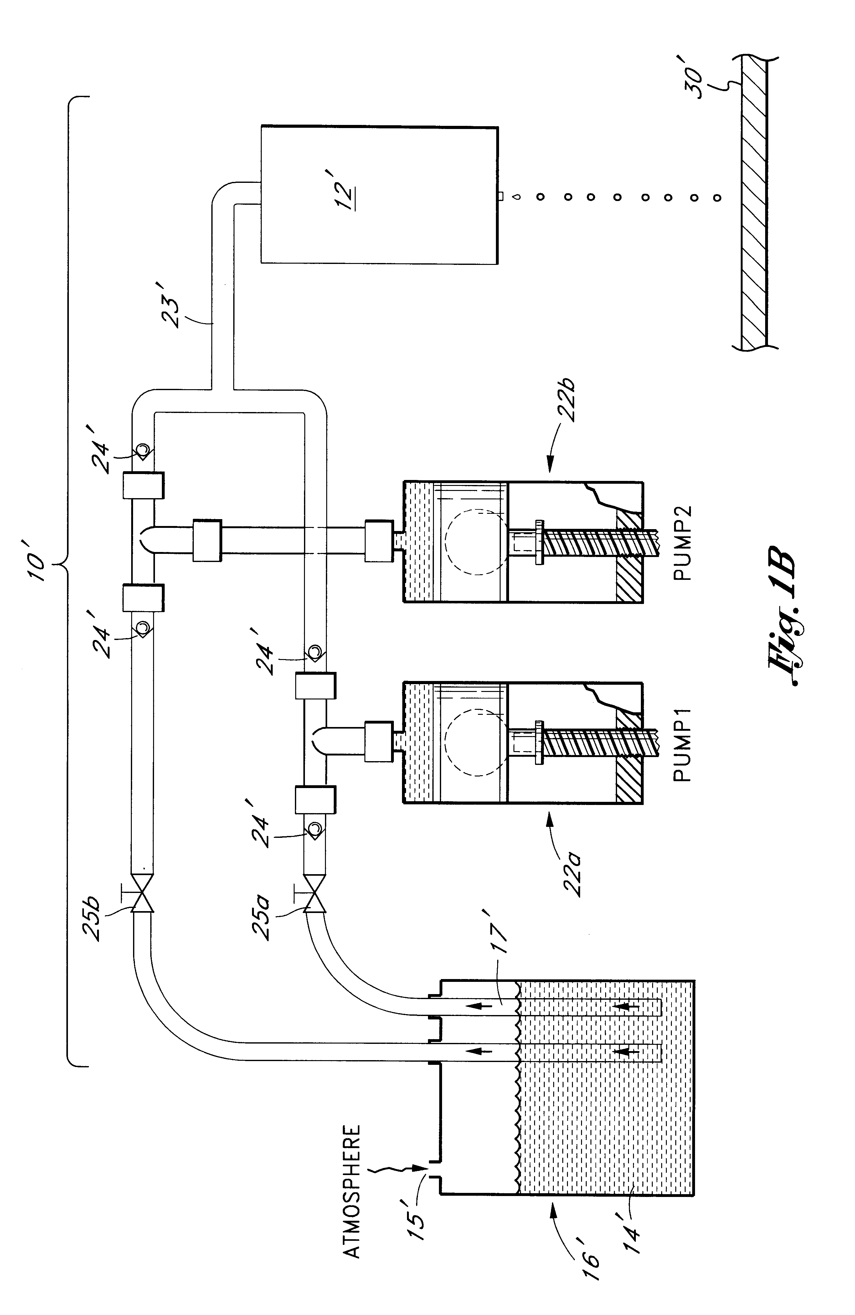 Dispensing apparatus having improved dynamic range