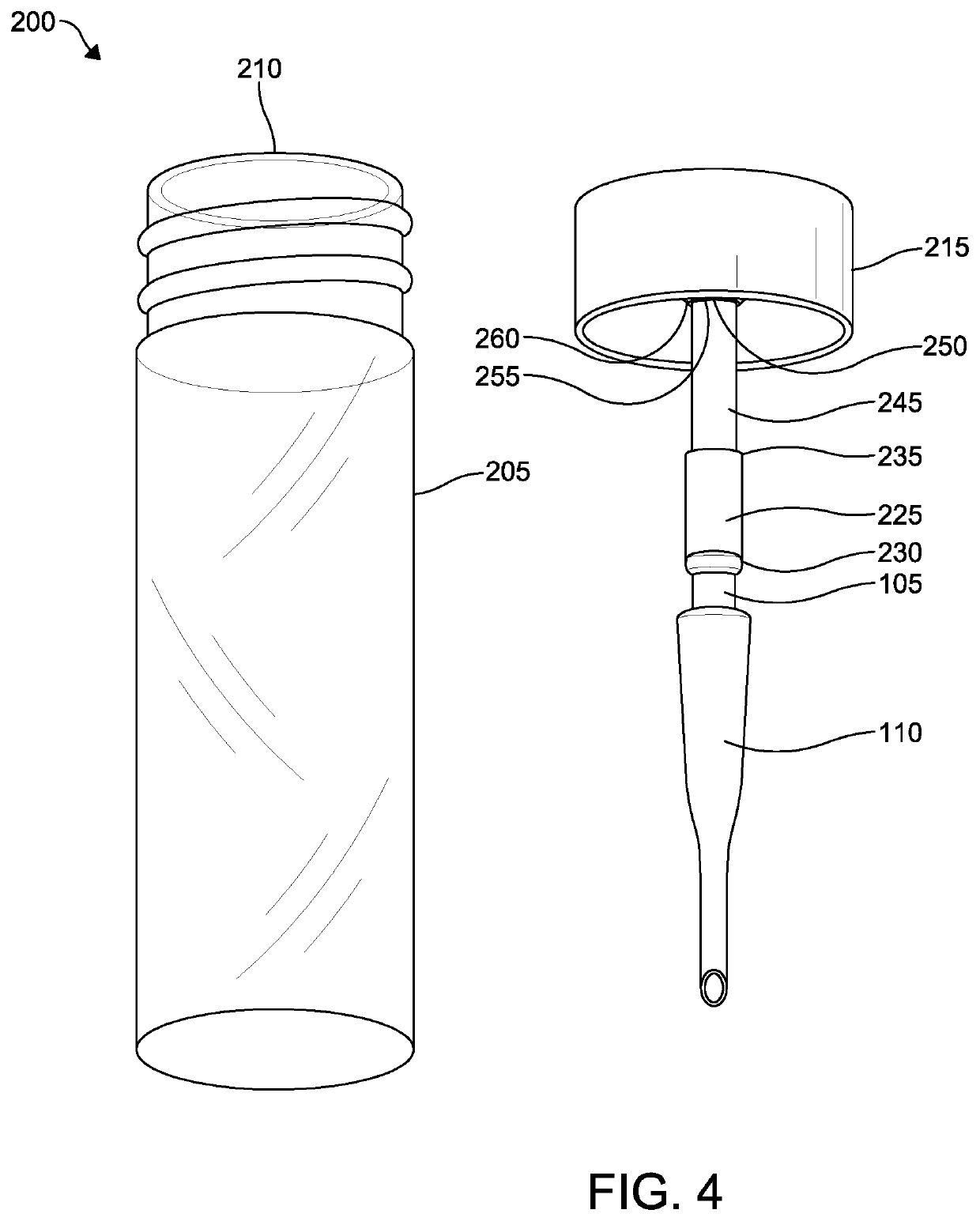 Needle injector and carrier for dmek and pdek grafts