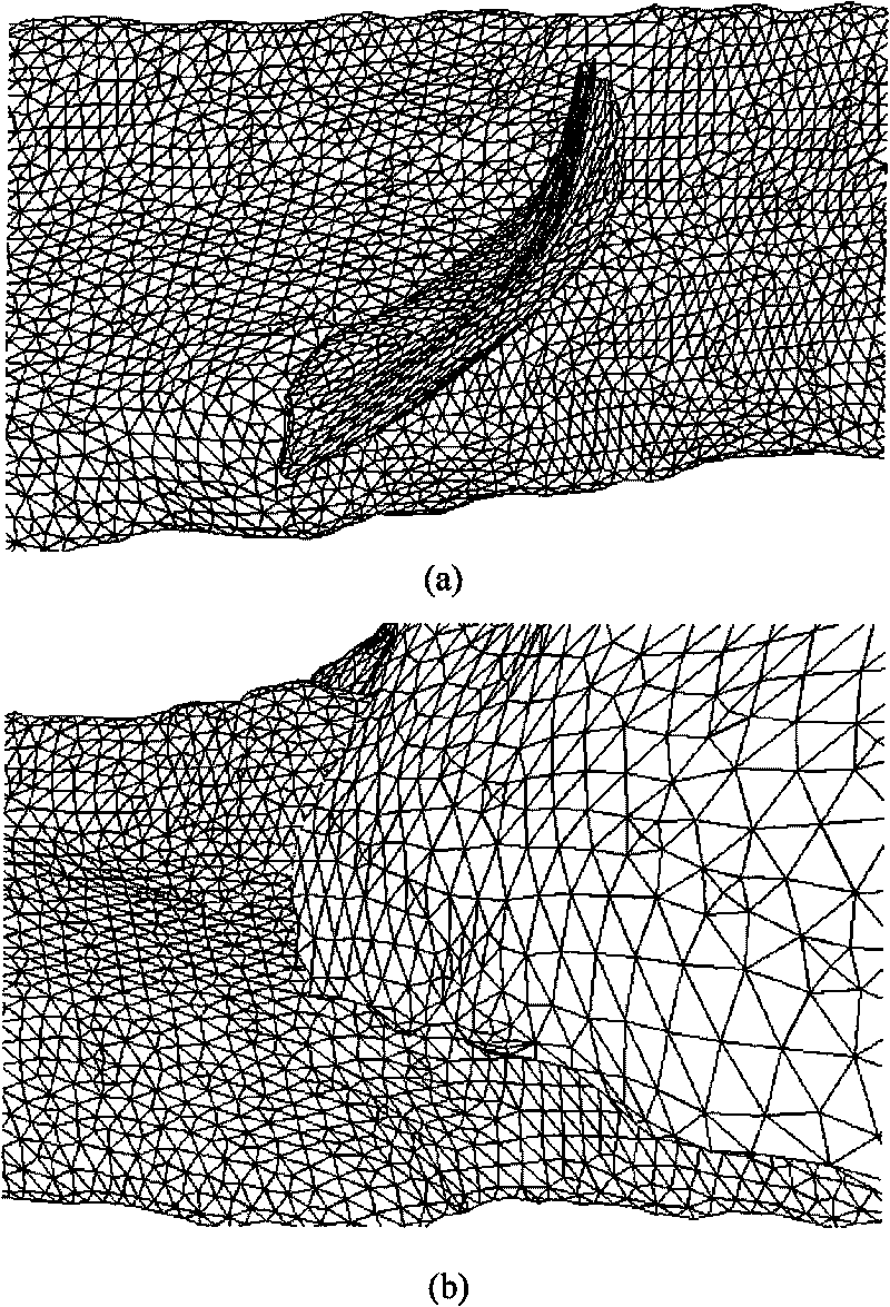 Horizontal surface fitting method based on quadric error metrics (QEM)