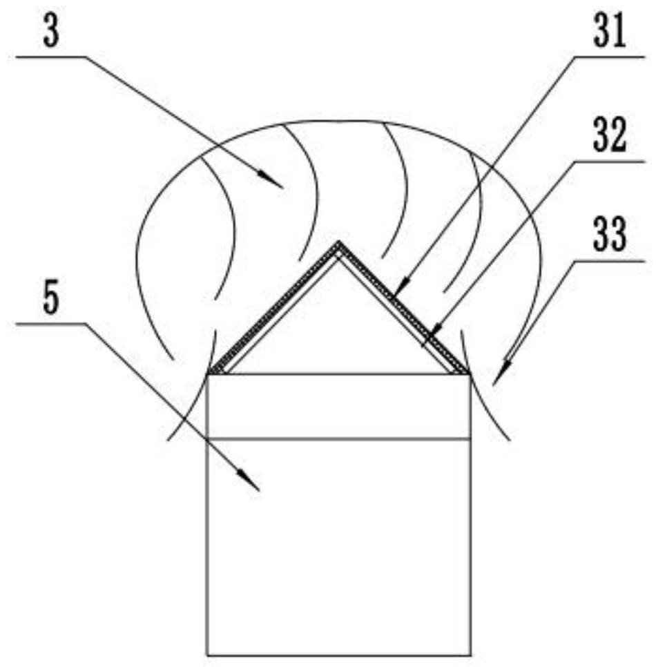 A desert automatic water intake seedling shed