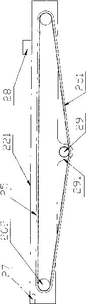 Belt driving device of online detection device