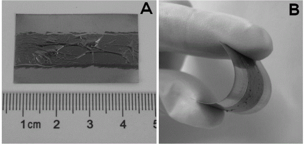 Preparation method of graphene film for supercapacitor