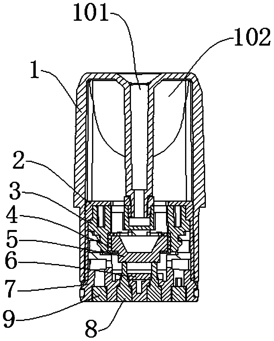 Electronic cigarette atomizer and electronic cigarette