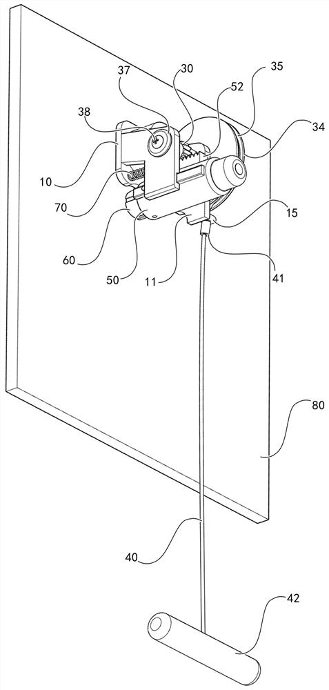 Pull type window breaking device