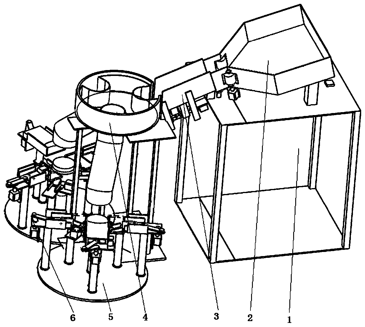 A fruit automatic screening and packaging machine