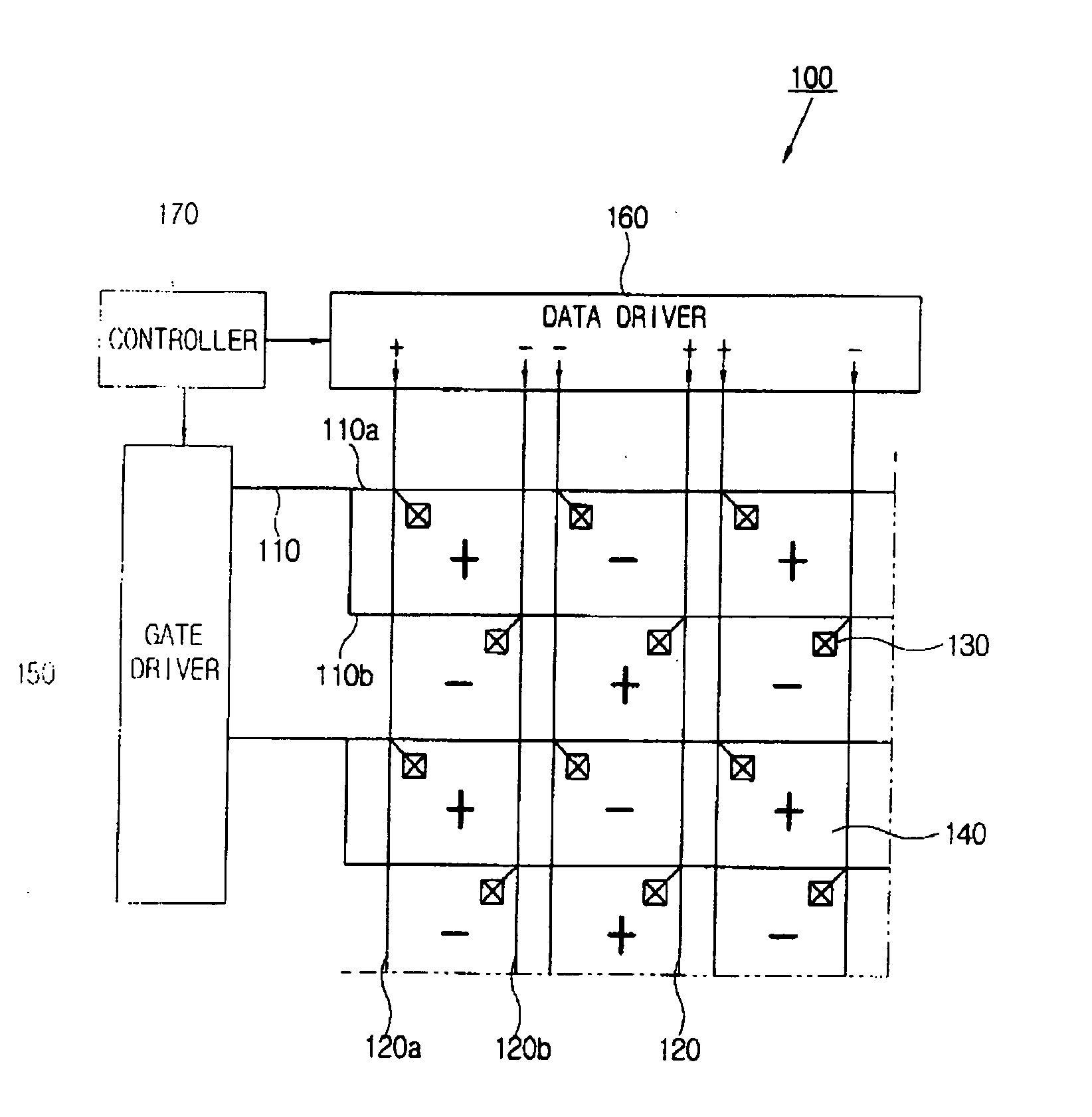 Liquid crystal display and method for driving same