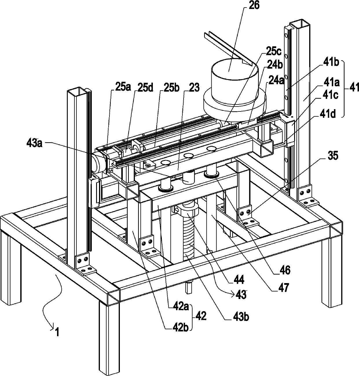 Automatic feeding and discharging device and airtight detection device of infusion connector