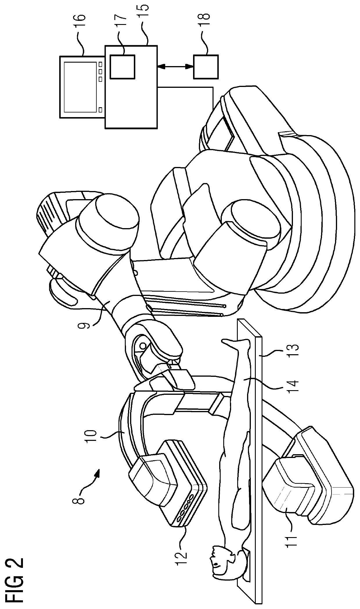 Operating a medical image recording device