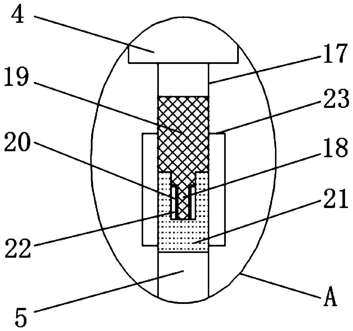 A small needle knife structure for treating osteoarthropathy