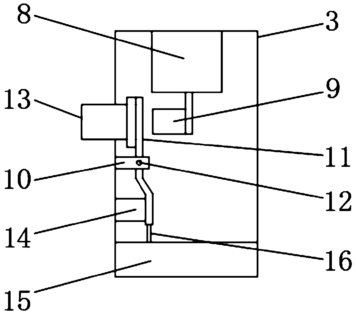 A small needle knife structure for treating osteoarthropathy