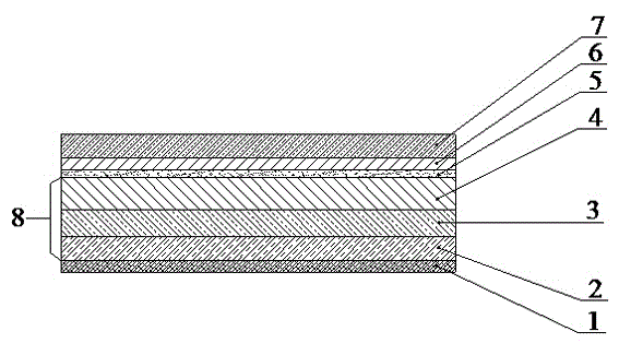 Anti-oxidation and environment-friendly protecting film and preparation process thereof