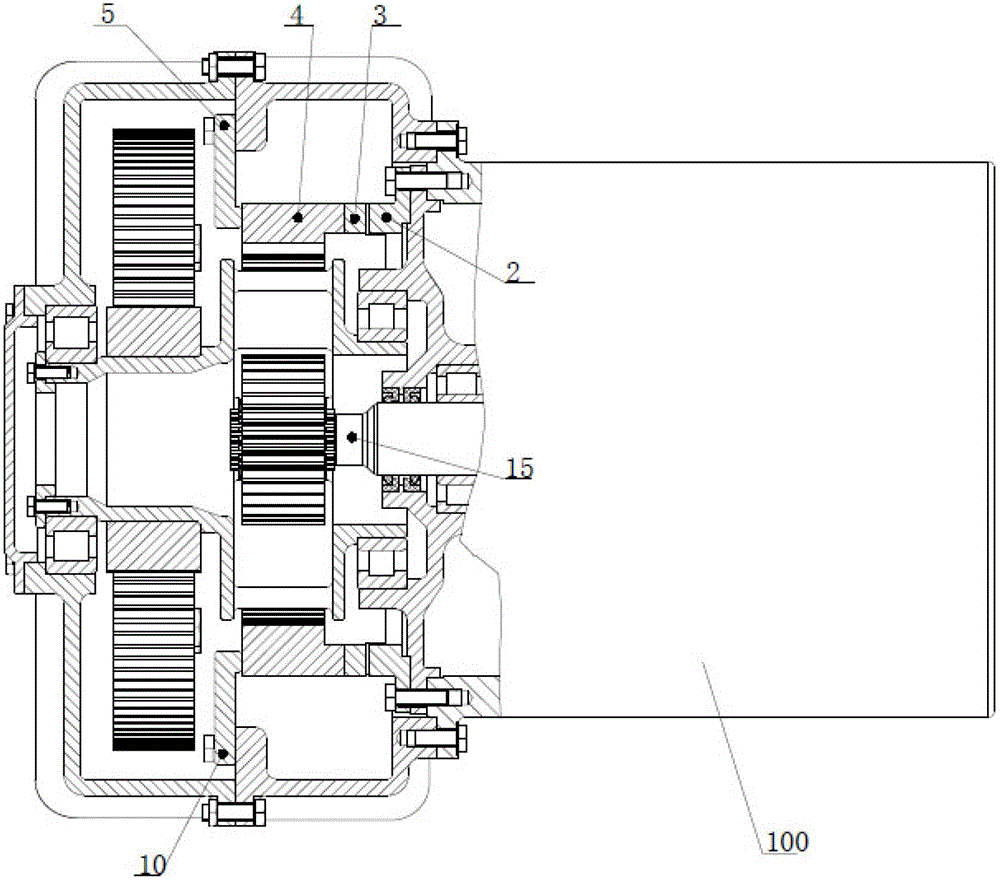 An electric vehicle transmission system