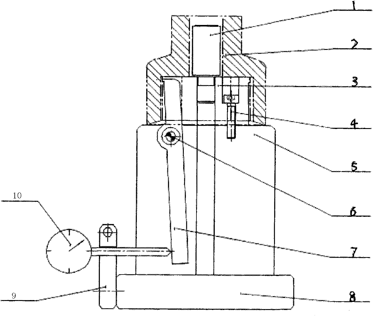 Measuring method and apparatus for size of raceway of one-way sleeve