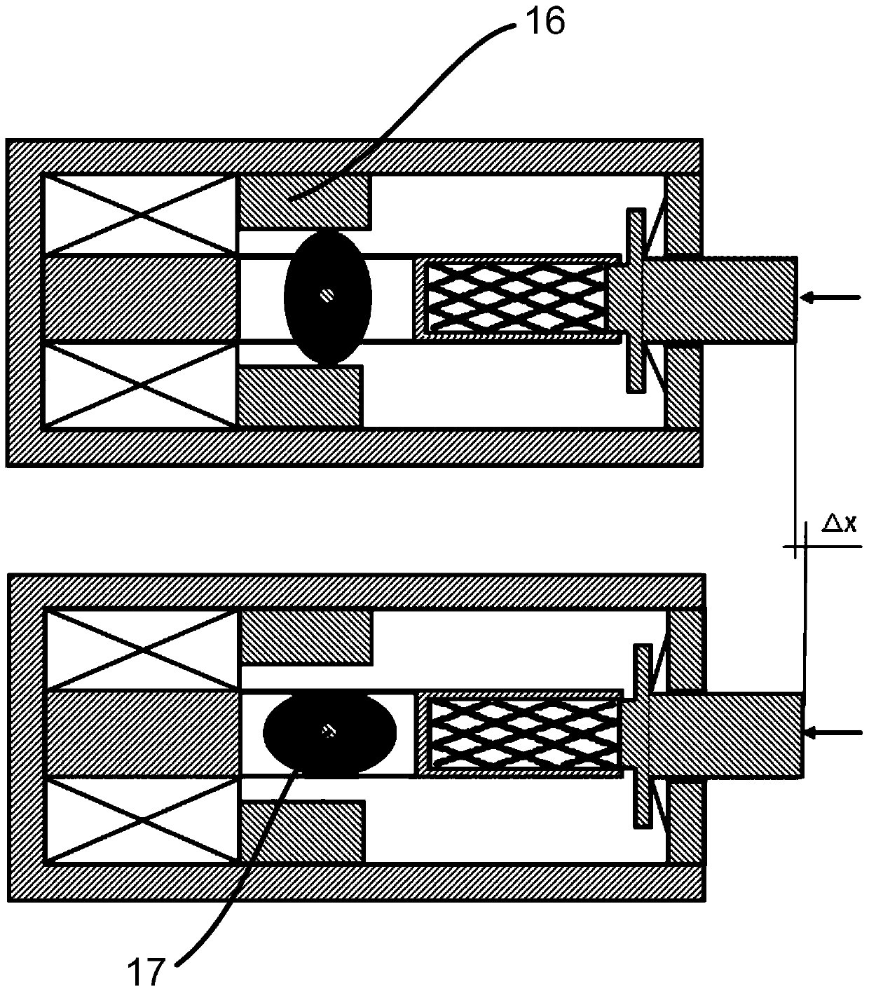 Ultra-precision drive device based on electromagnetic-permanent magnet drive