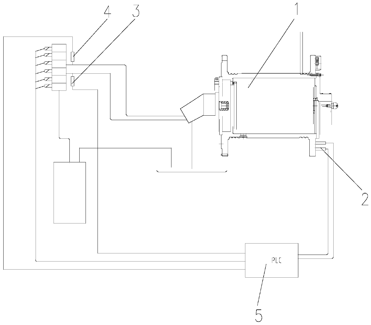 Device and method for detecting the length of the hoisting rope