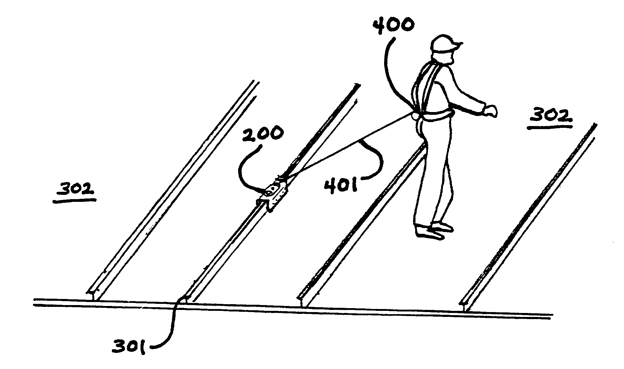 Roof clamp for fall protection safety equipment