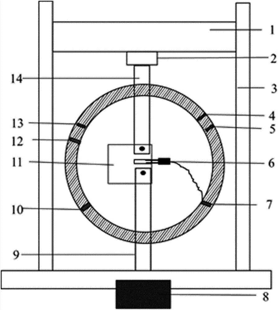 Method and apparatus for testing fracture toughness of pipeline steel in hydrogen-containing synthetic natural gas environment