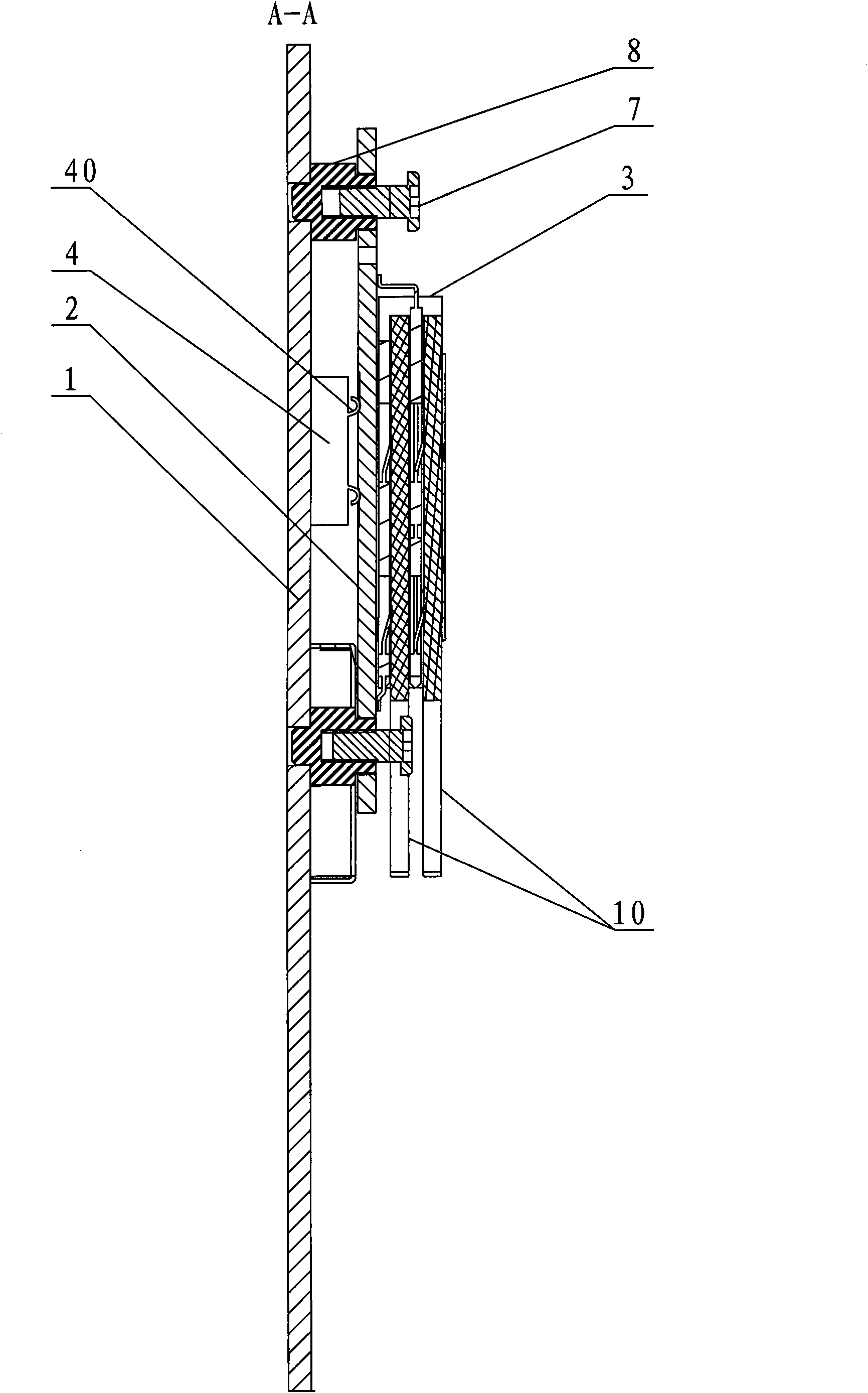 Circuit board with cassette and mobile terminal