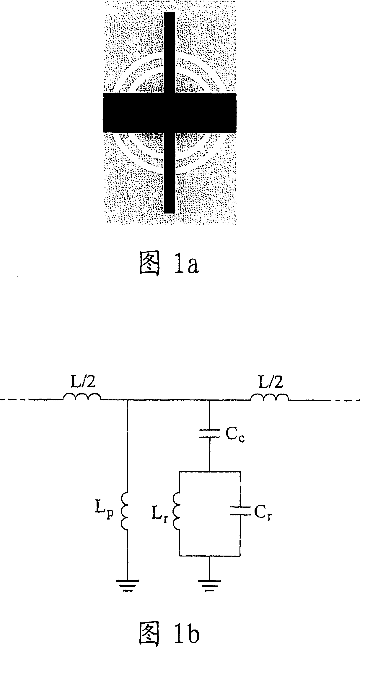 Split ring resonator bandpass filter, electronic device including said bandpass filter, and method of producing said bandpass filter