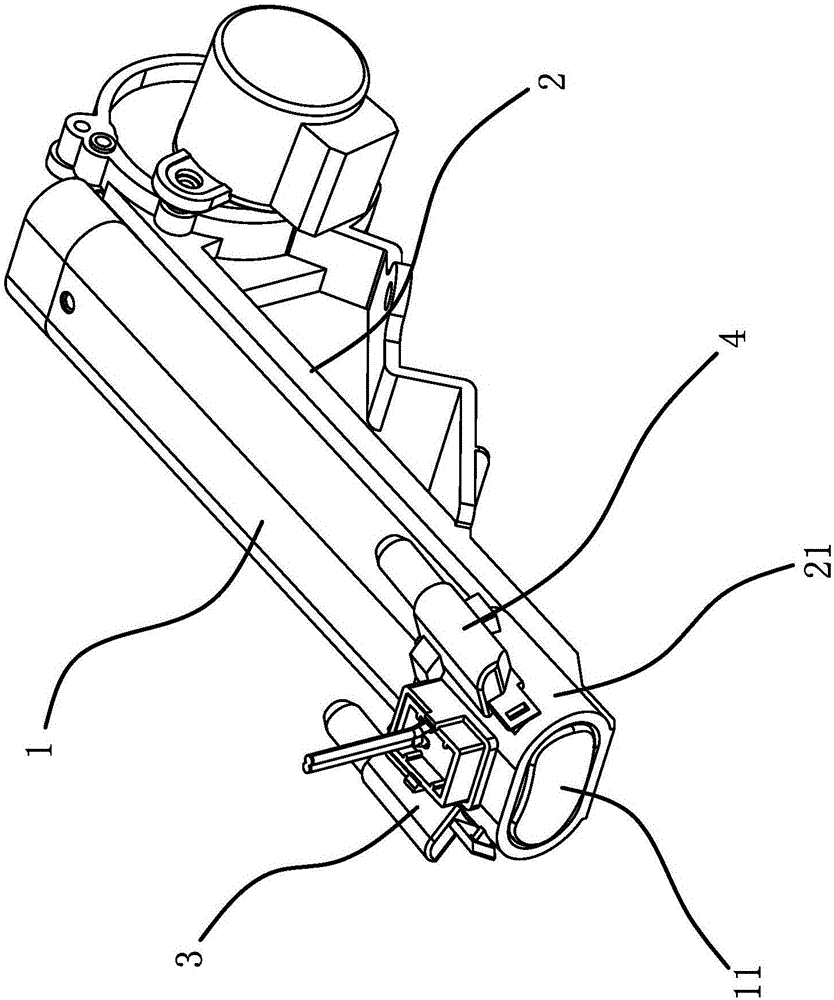 Self-cleaning structure for spray head in intelligent closestool