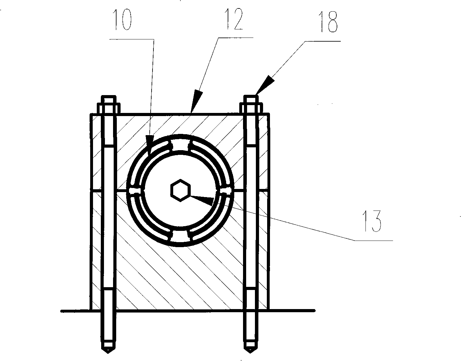 Elastic support installation method for wind power plant and its elastic element