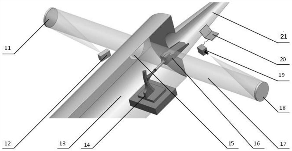 Self-starting test method of shock tunnel inlet