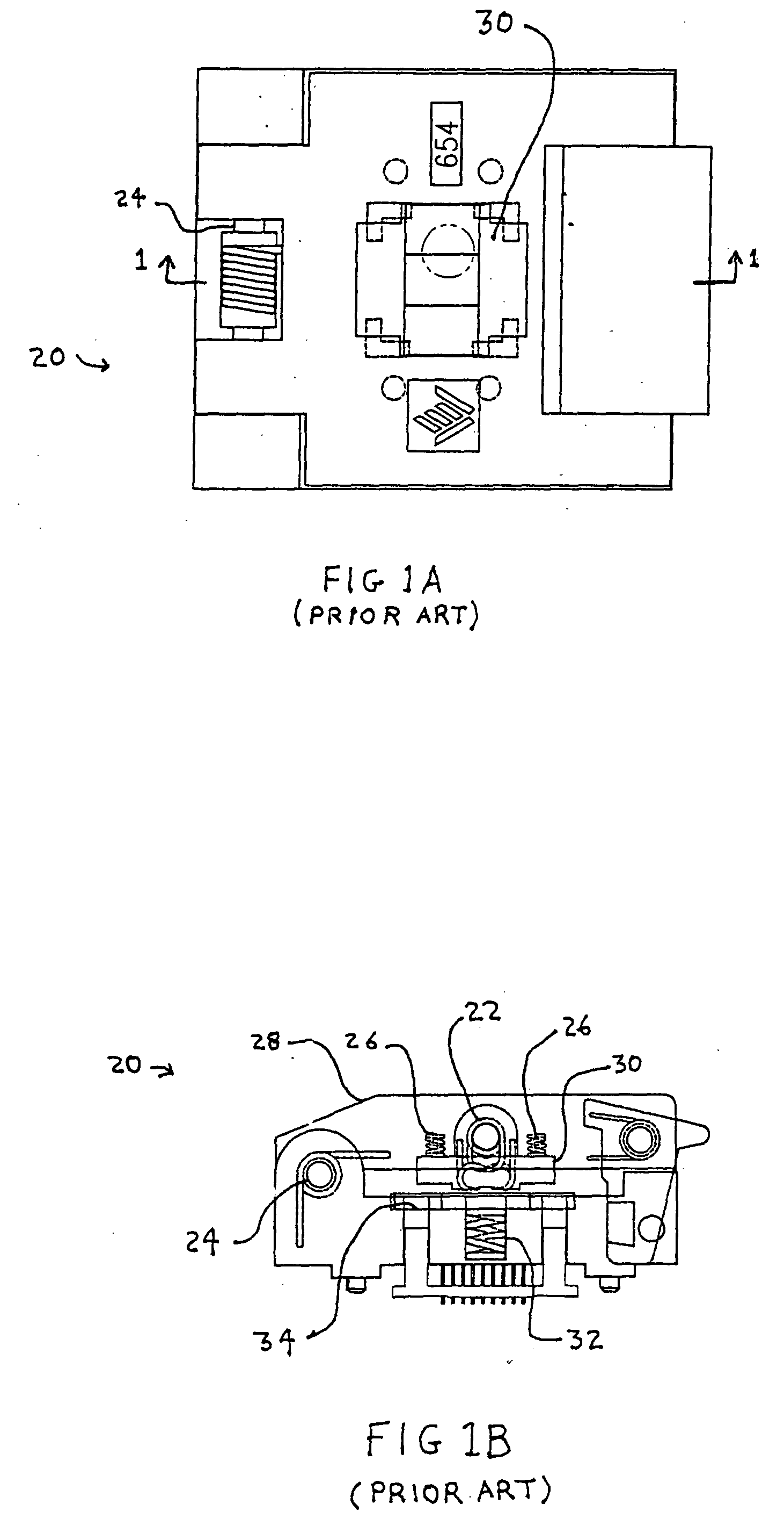 Integrated circuit package testing device and method