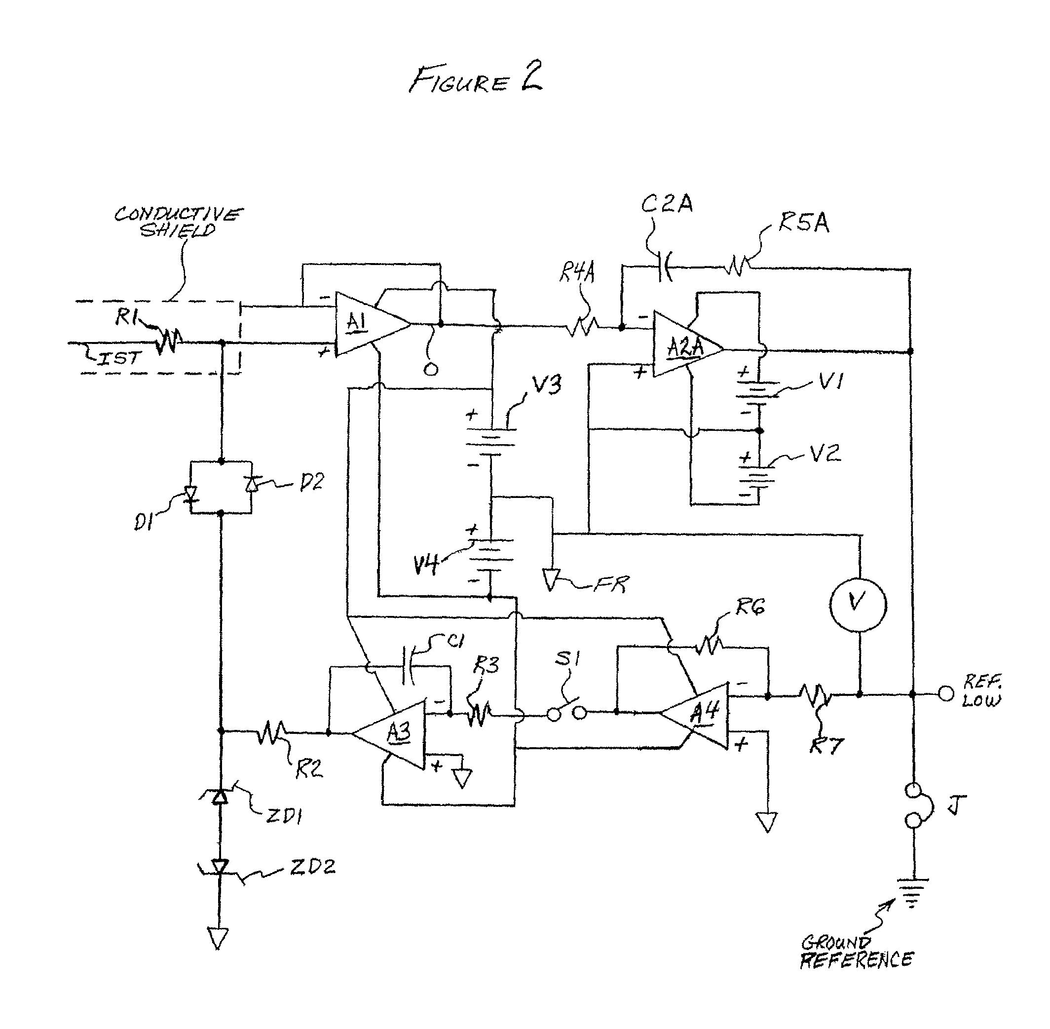 Electrostatic voltmeter