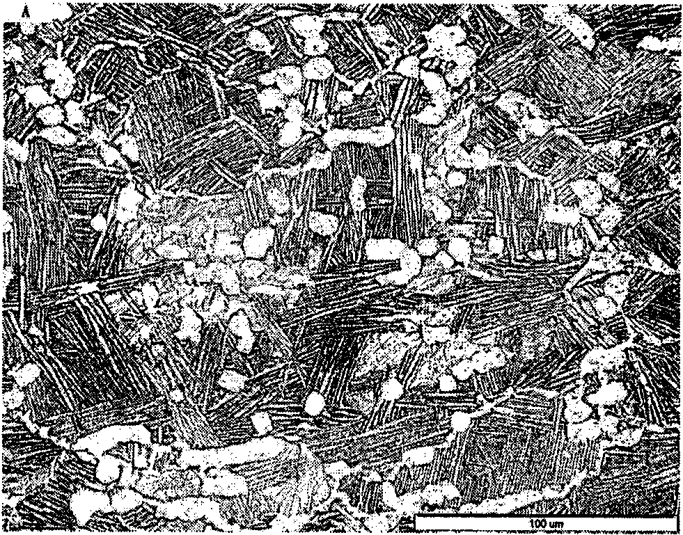 Method for realizing near alpha titanium alloy dual-property employing local loading process