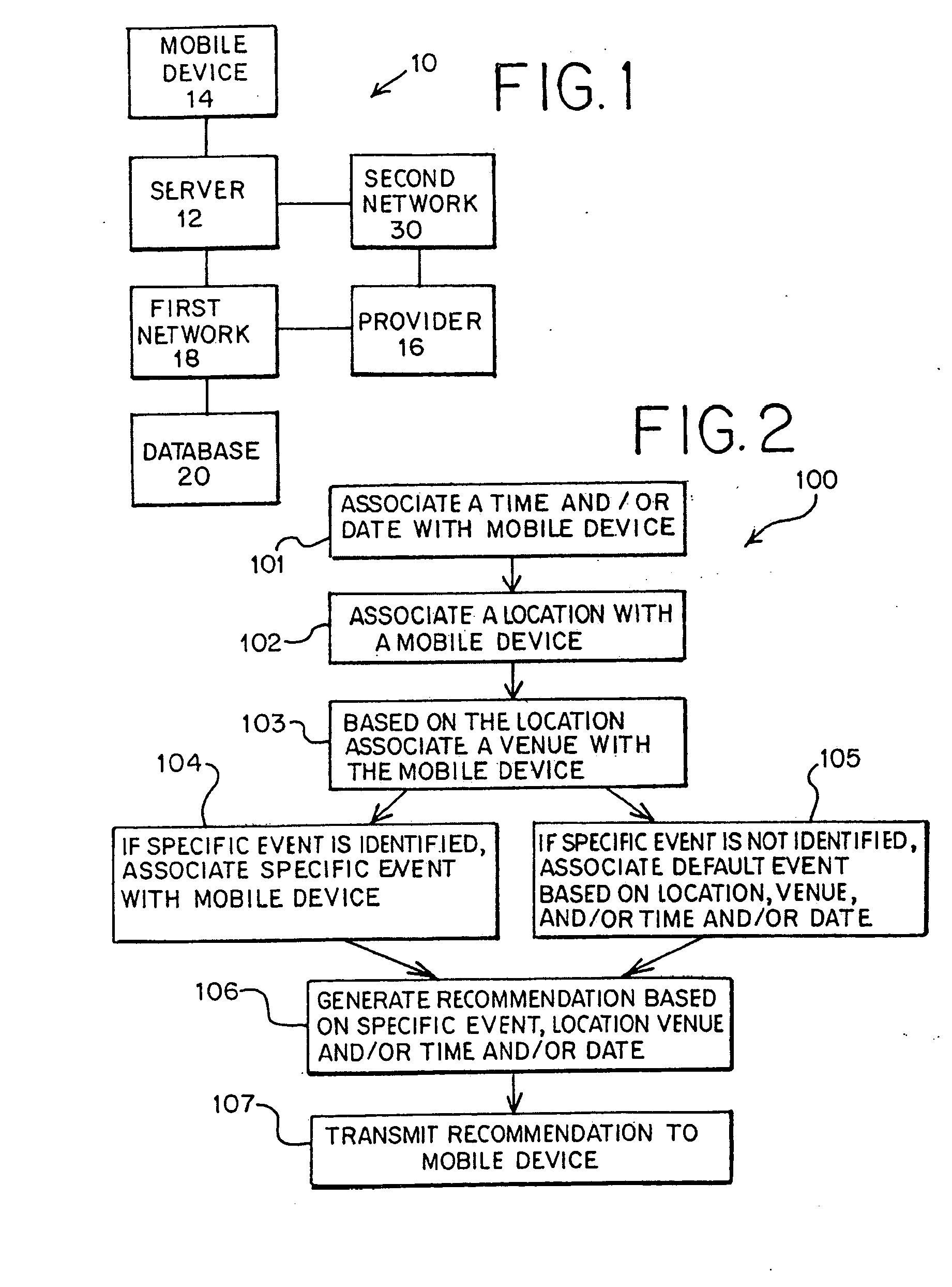 System and method for generating a recommendation on a mobile device