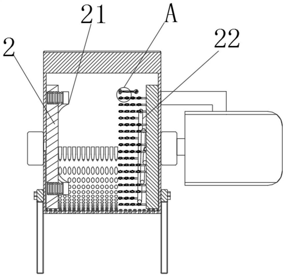 Rhizome vegetable peeling device