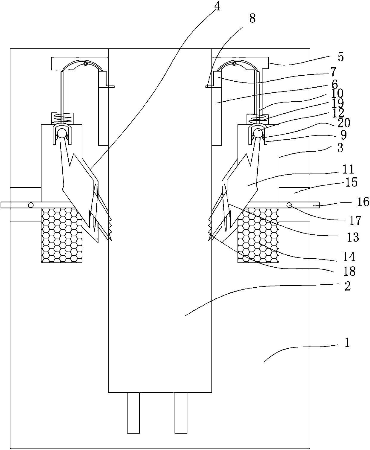 An automatic wiring device for stable power supply of electrical equipment