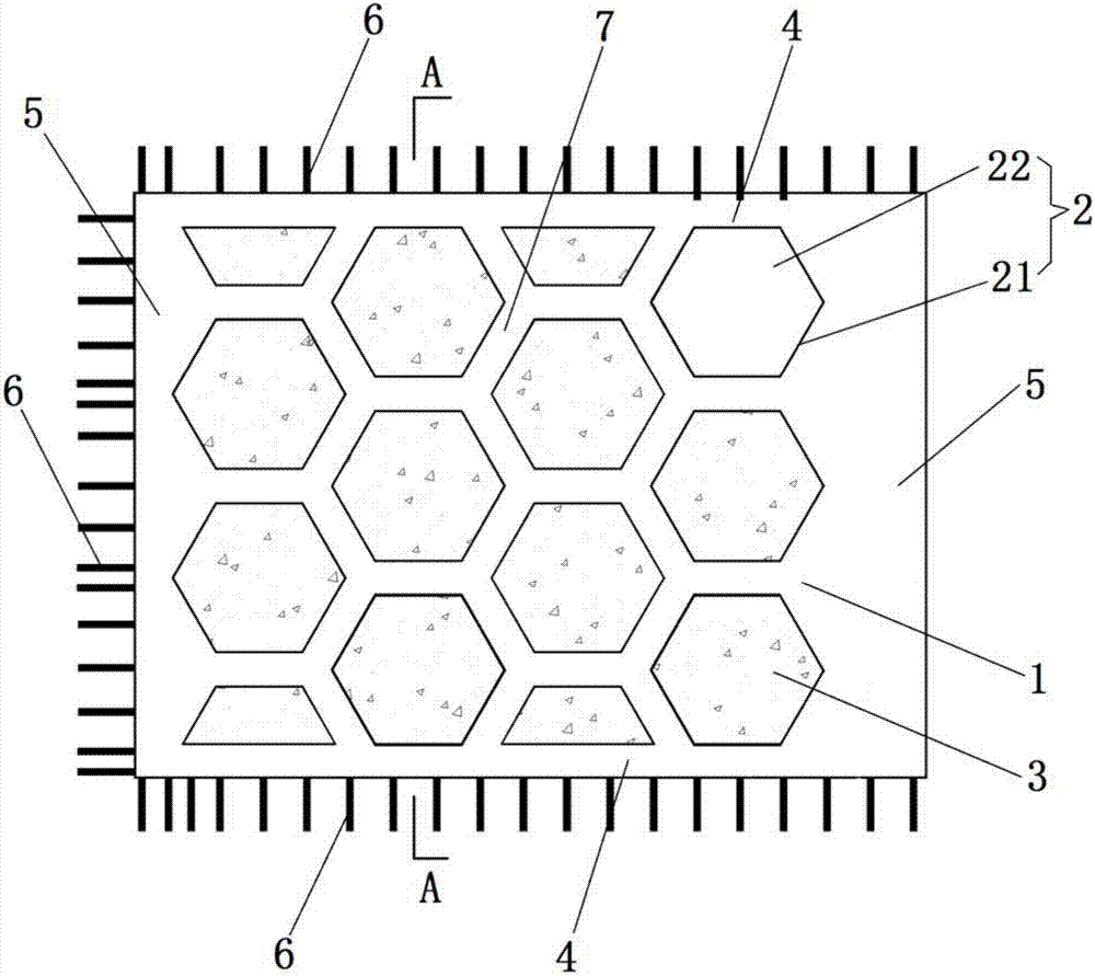 Prefabricated honeycomb composite structure wallboard