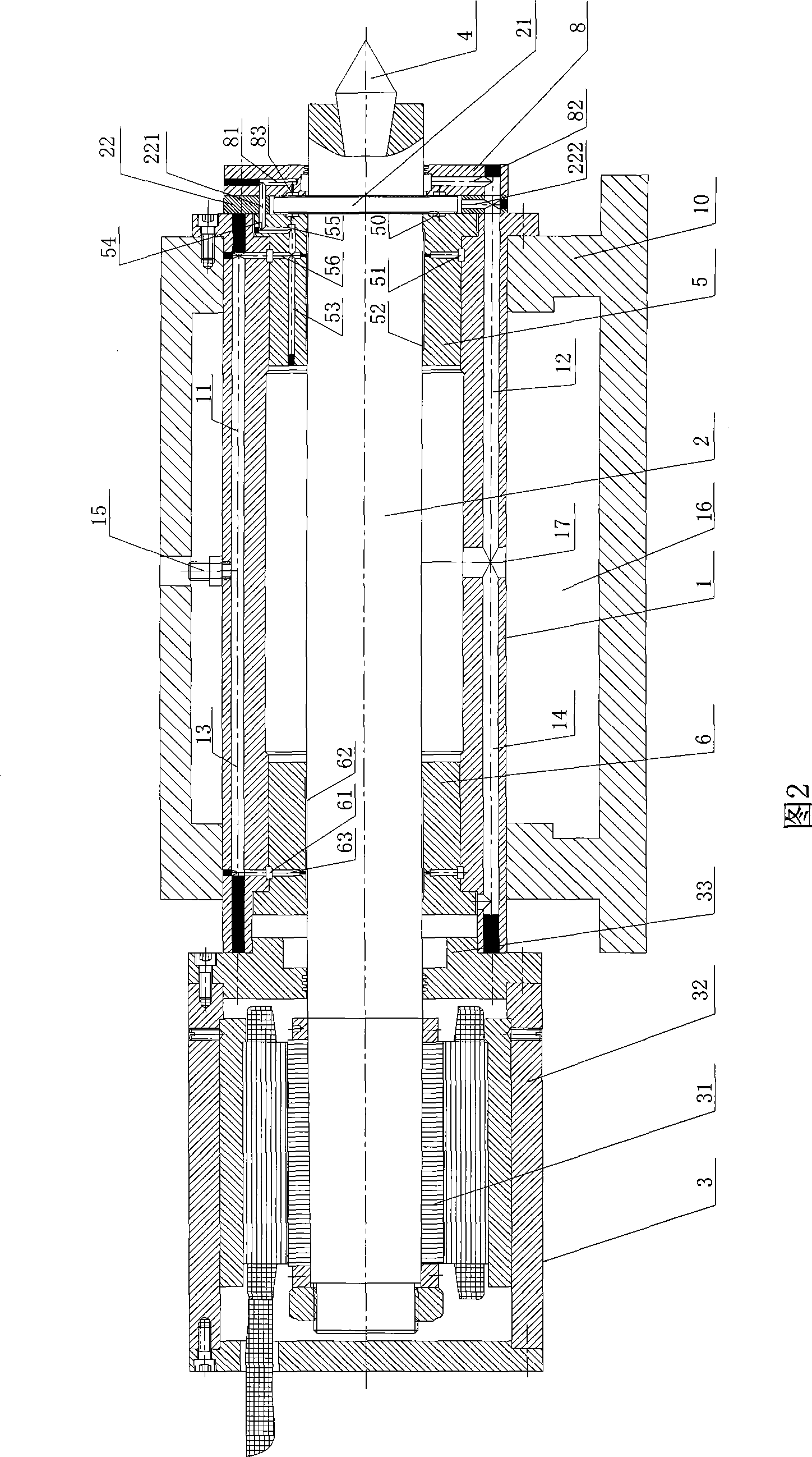 Grinding-bed static head rack capable of realizing accurate ultra micro-finishing