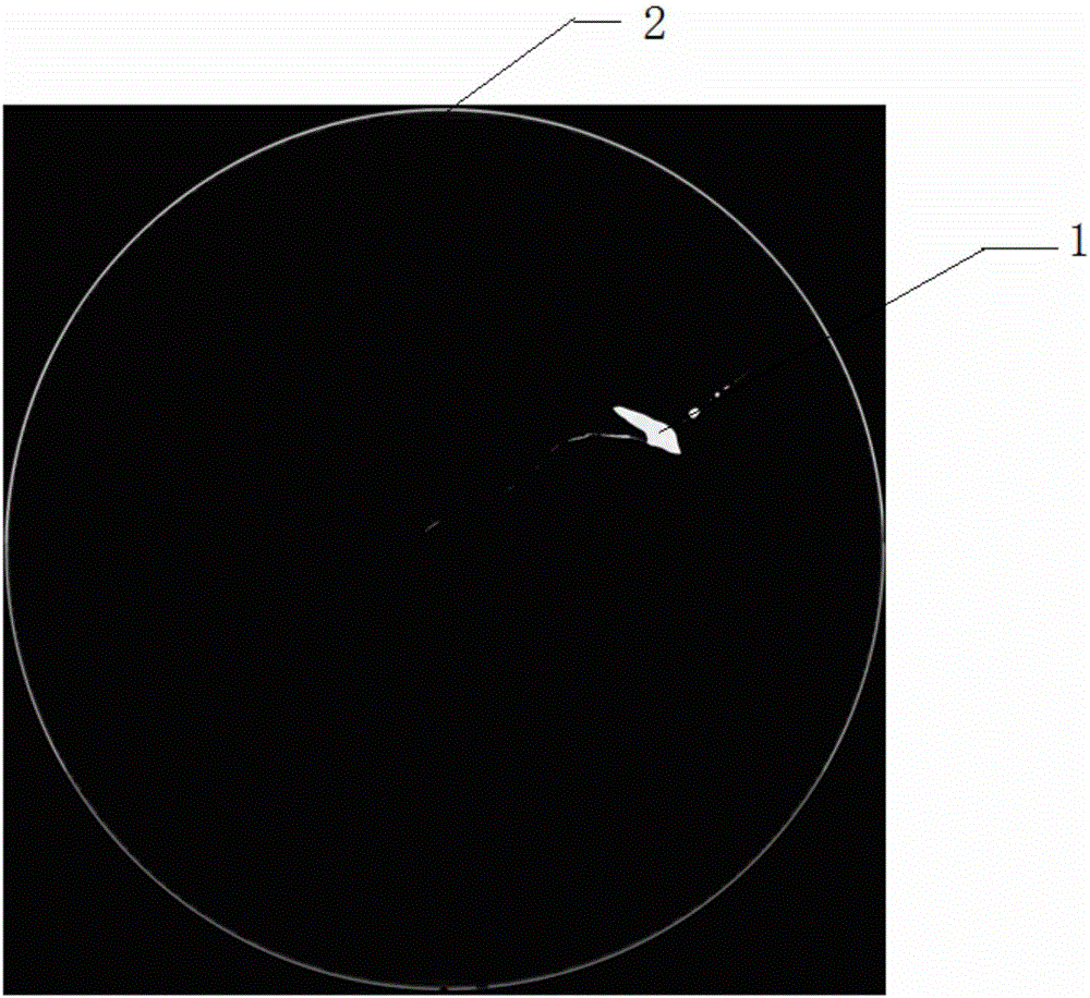 Image automatic recognition system based on wafer internal defect detection