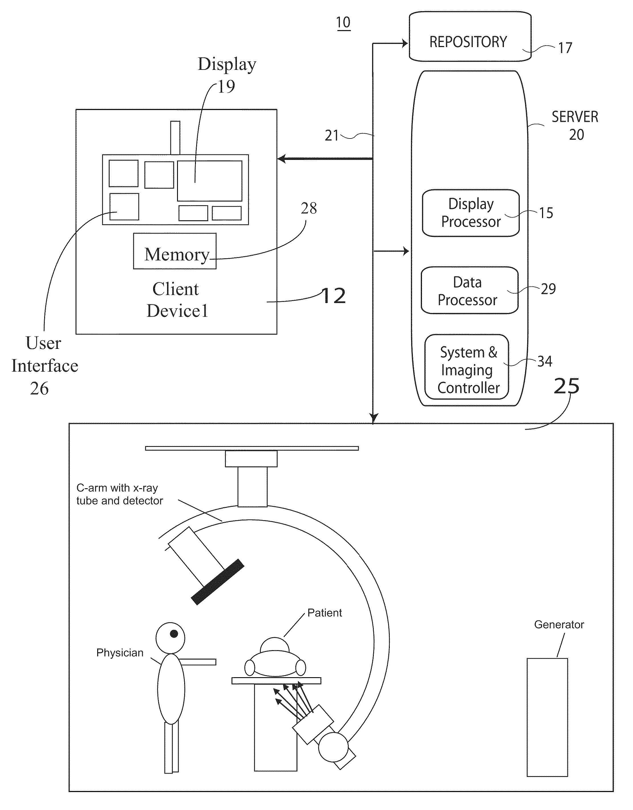 Method of visualization of contrast intensity change over time in a DSA image