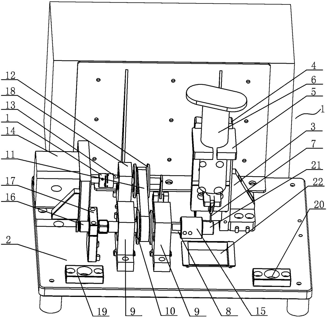 Automatic vehicle-mounted camera glue dispensing jig