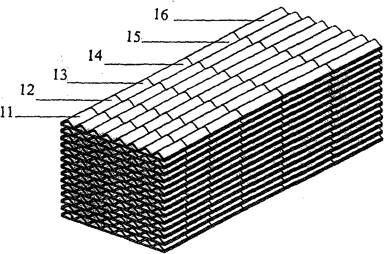 Magnetic refrigeration working medium bed and preparation method