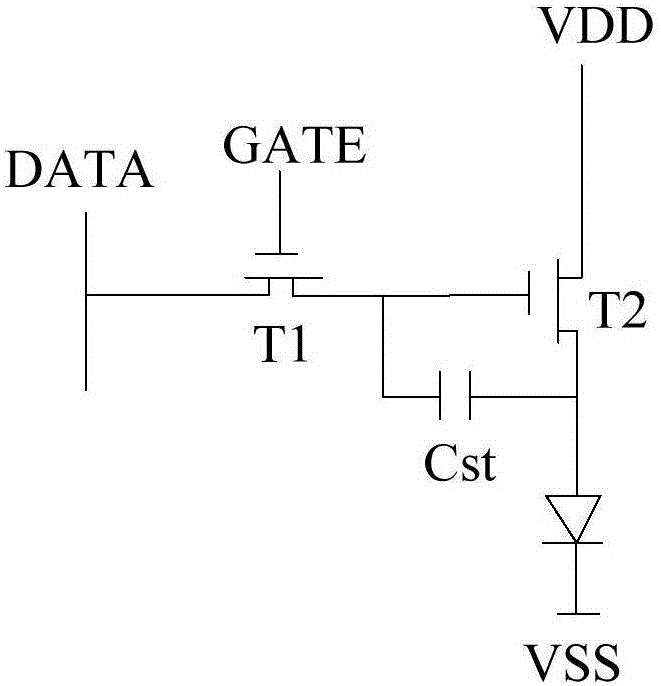 AMOLED (active-matrix organic light emitting diode) display device and compensation method thereof