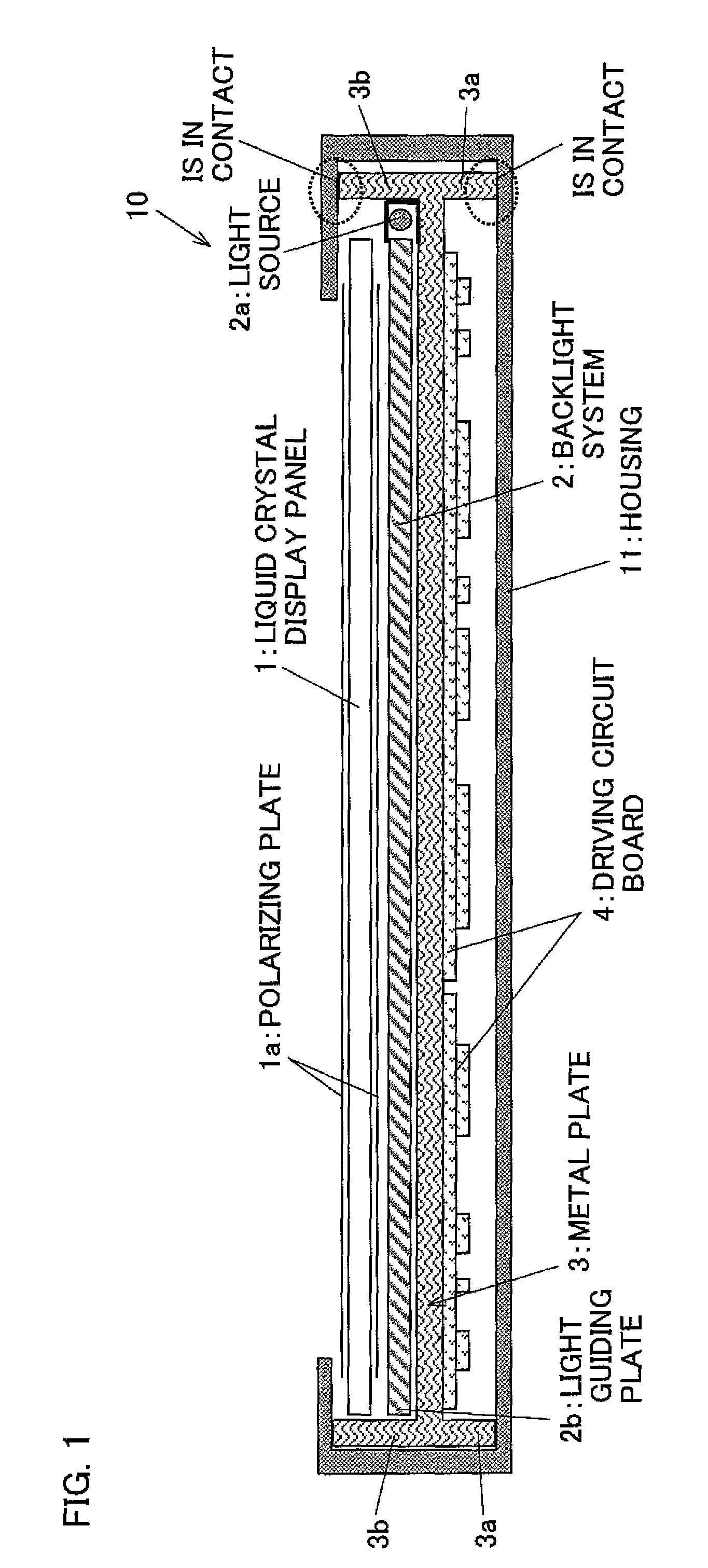 Liquid crystal display device and electronic apparatus provided with same