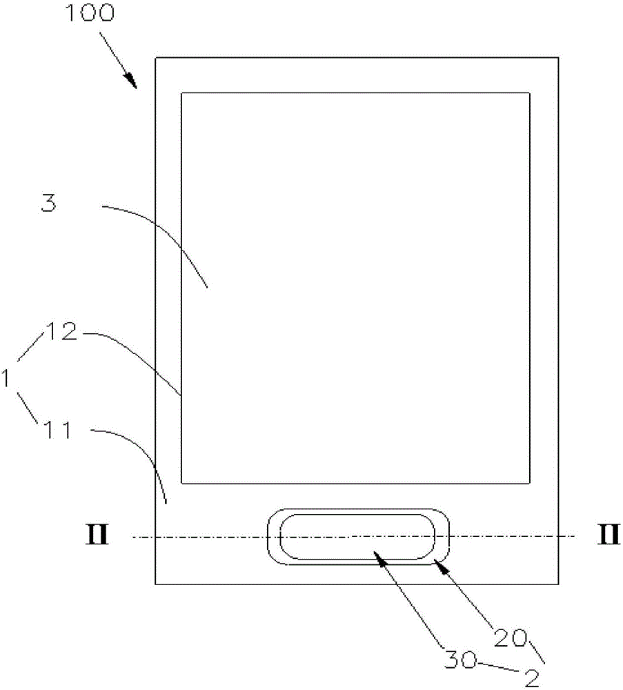 Press button, light emitting prompting structure and terminal equipment