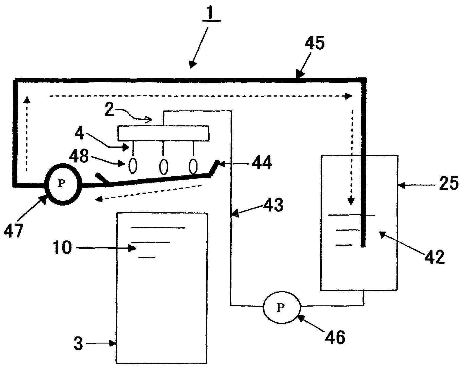 Device for recovering feedstock liquid, device for supplying a feedstock liquid, device for solidifying the surfaces of drops, and apparatus for producing ammonium diuranate particles