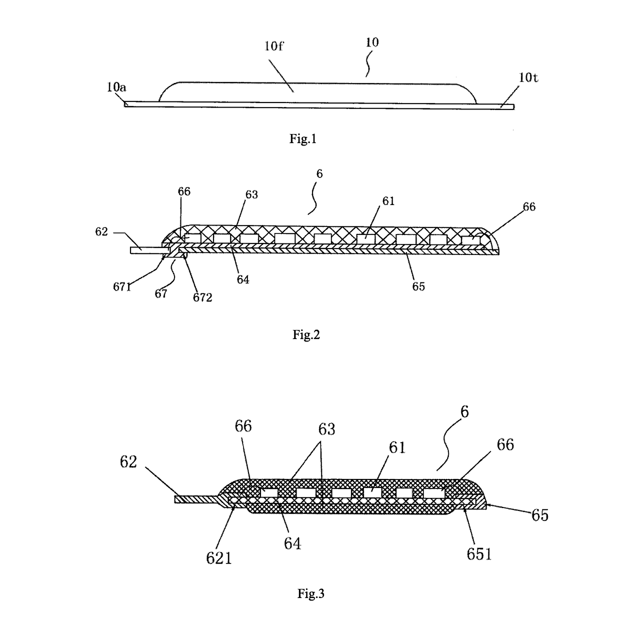 LED filament and LED filament light containing the same