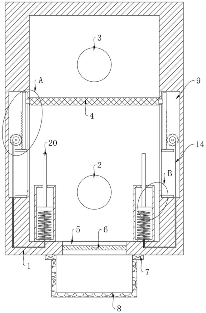 Anti-blocking gas suspended particle detection equipment