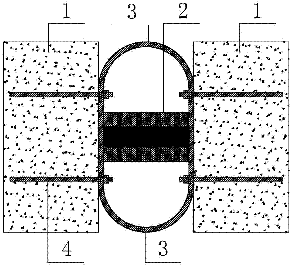 Energy dissipation enhanced-type replaceable coupling beam