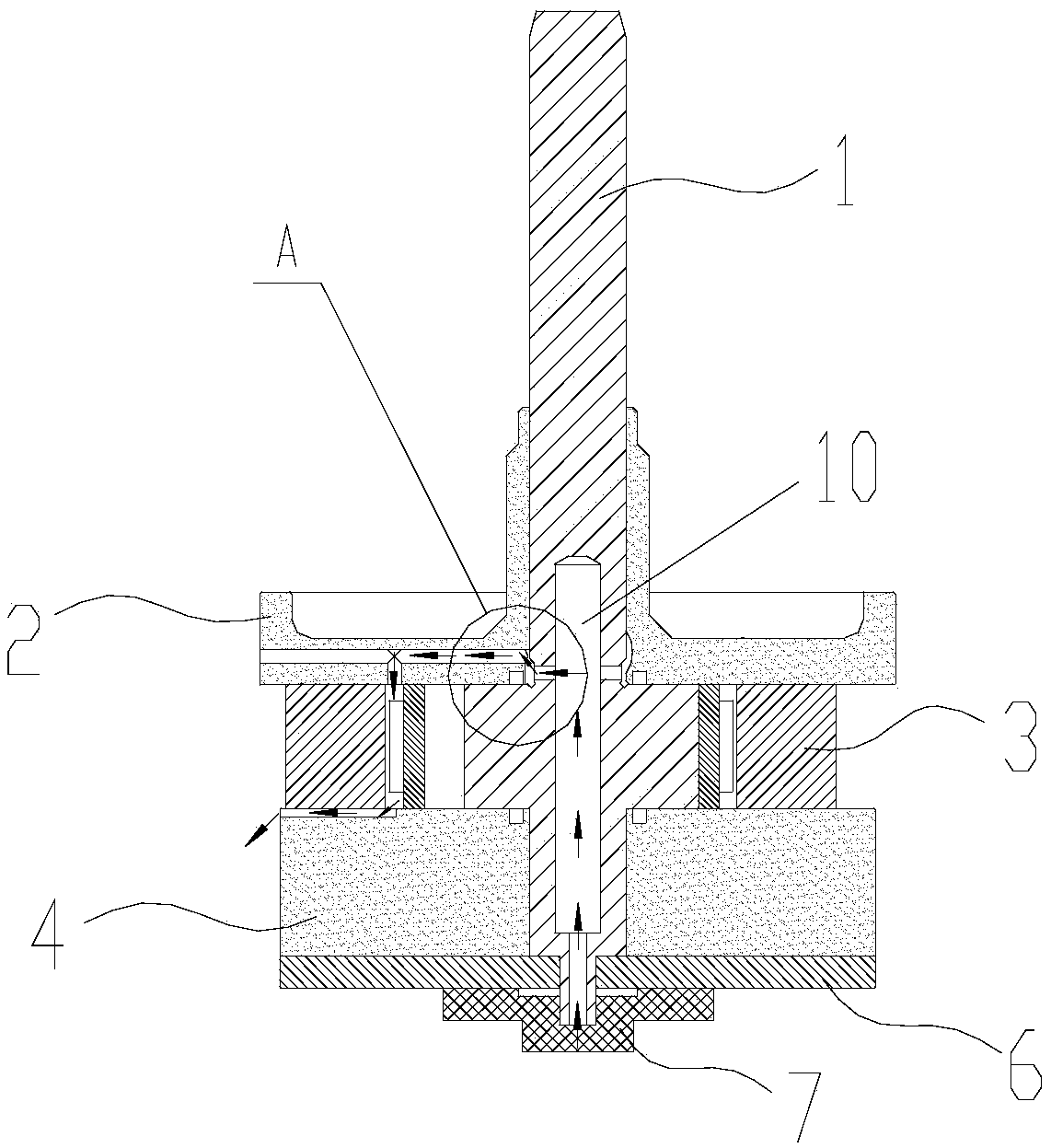 Oil channel structure of compressor and compressor