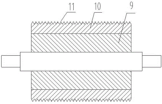 Special roller-pressing treatment system for barks of eucommia ulmoide