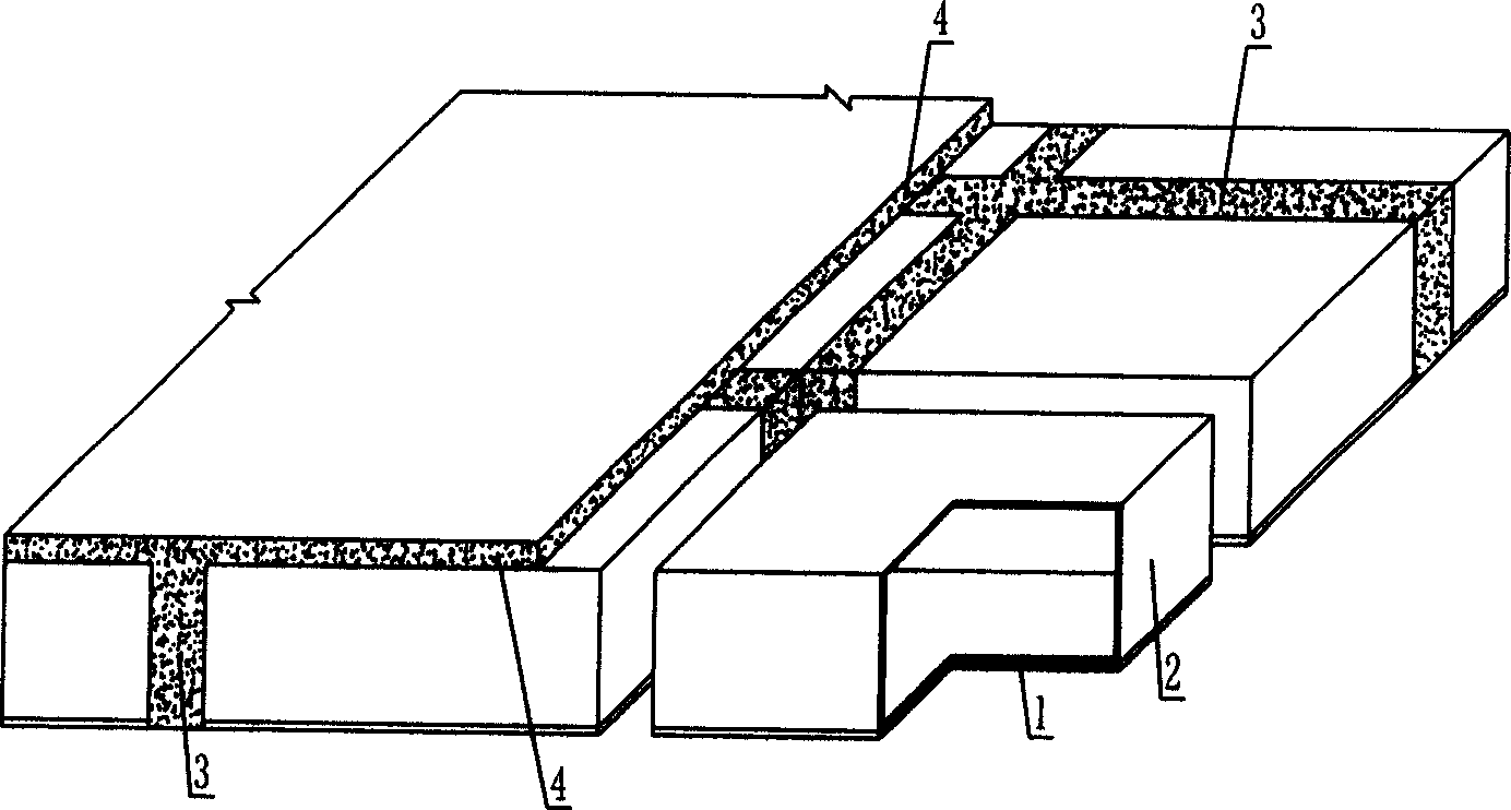 Combined reinforced concrete hollow floorslab